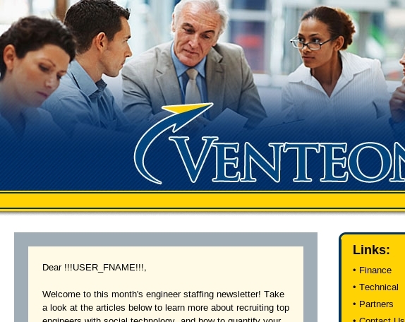 Recruit Top Engineers - Venteon Newsletter