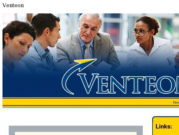 Welcome to Venteon's Newsletter
